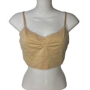 No Boundaries Nude Stretch Camisole Cami Sports Bra Juniors Size XXL